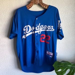 Authentic Majestic Jersey Size 50 Los Angeles Dodgers Clayton Keyshaw